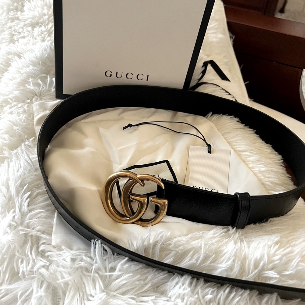 Gucci GG Marmont Wide Belt